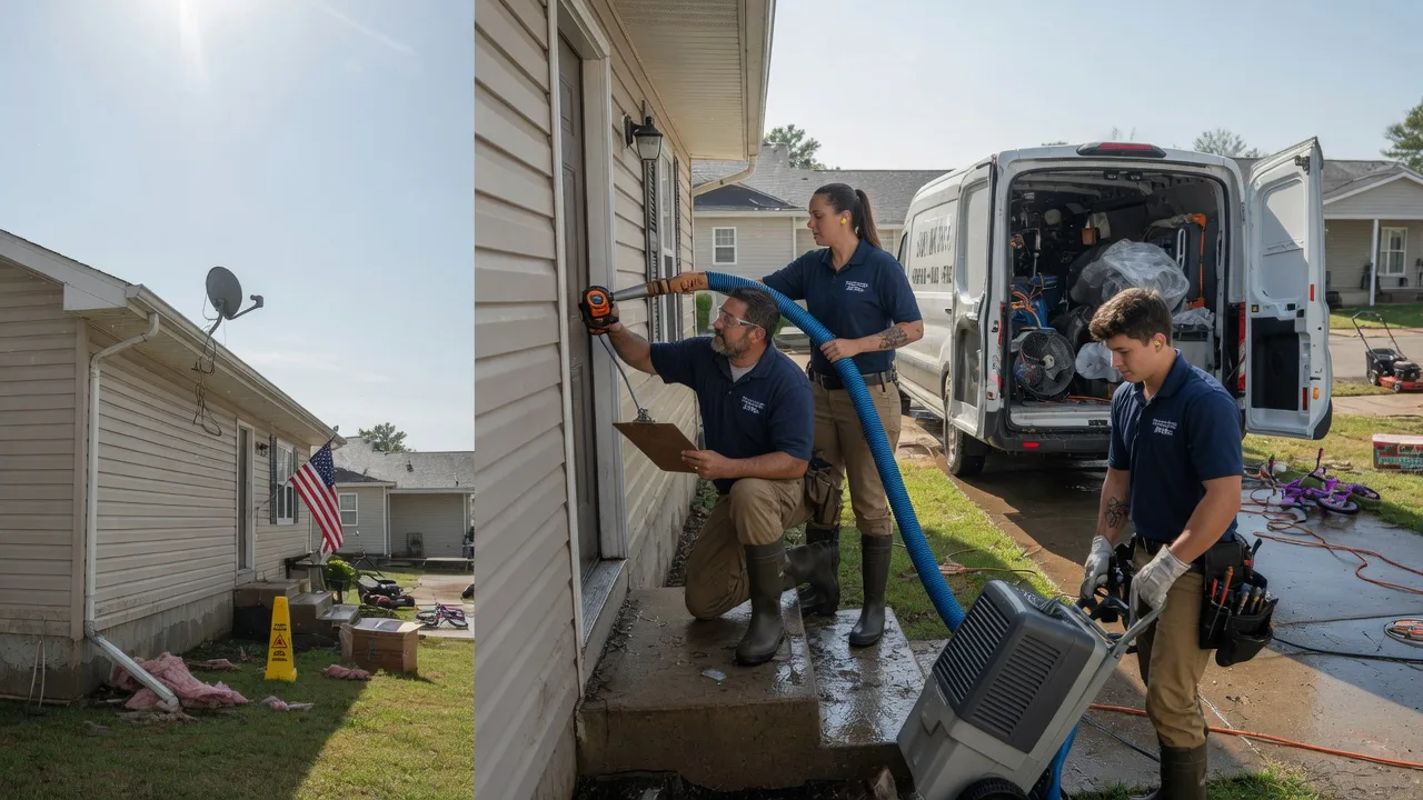 Ceiling Water Damage Restoration in Orange, TX near me